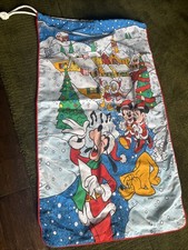 Vintage Extra Large Disney Christmas Sack/ Gift Bag. Hard To Find