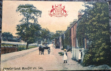 Minster On Sea Isle Of Sheppey  CREST Minster Road Kent Printed Photo Postcard