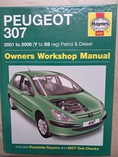 Peugeot 307 Owners Workshop Manual 2001-2008, Petrol & Diesel, Haynes Series