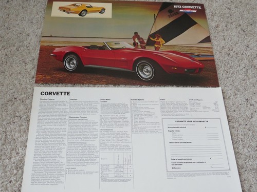 1973 chevrolet corvette dealer - 1973,