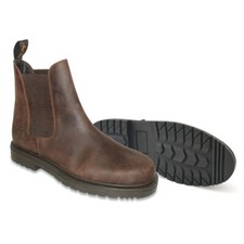 MARK TODD KIWI WAXED LEATHER WORK YARD JODHPUR SHORT PADDOCK HORSE RIDING BOOTS