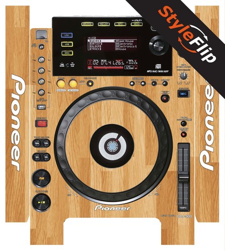 Pioneer cdj 900 skin wood - pioneer, |