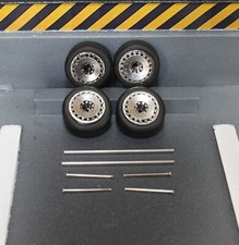 1:64 CHROME WHEELS + TIRES +