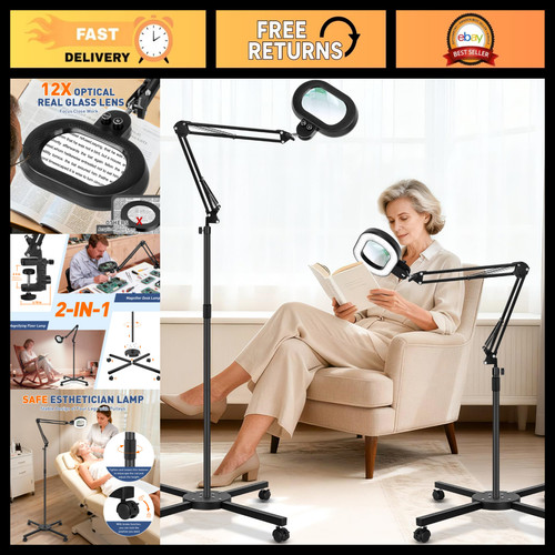 12x magnifying glass with - 12x,