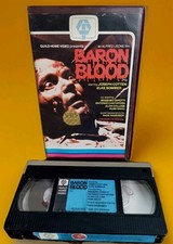 Baron Blood VHS Pre Cert