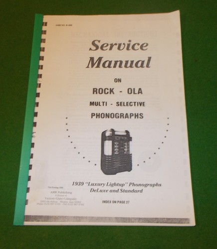 Reprinted service manual - reprinted,