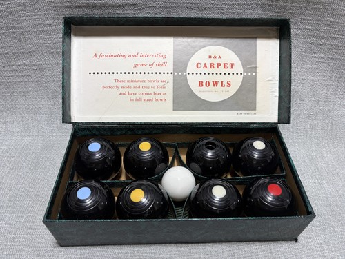 Vintage carpet bowls - vintage, b&a