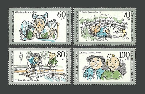 Germany stamps 1990 youth - stamps,
