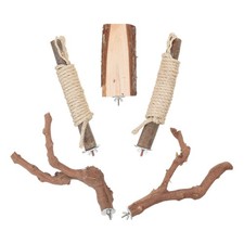 5 PCS Parrot Perch Set Bird