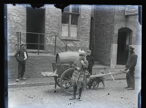 Glass negative children - negative,
