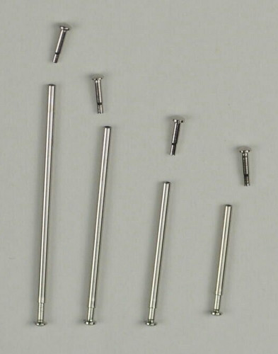 Tube friction pin pins clasps