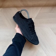 Fred Perry Plimsole Trainer Black UK7 Low Womens Sneaker Shoe