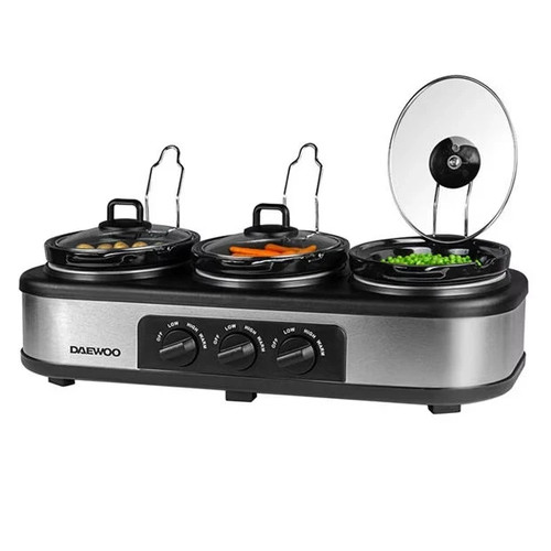 Daewoo triple slow cooker - cooker, 3