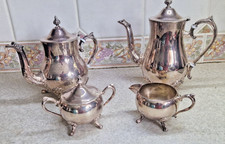 VINTAGE SILVER PLATED TEA SET