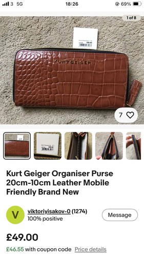 Kurt geiger wallet orginizer - kurt,