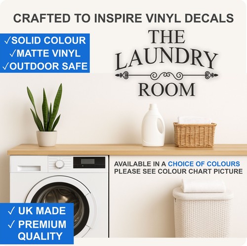 Laundry room wall decal - wall,