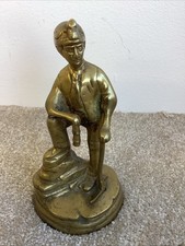 Vintage Brass Coal Miner