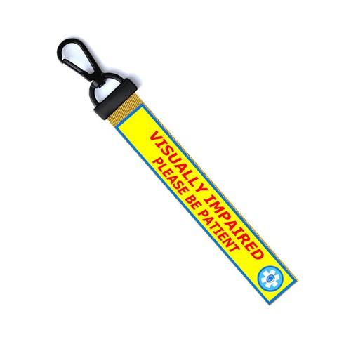 Visually impaired key chain - visually,