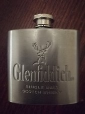 Glenfiddich 2.5 oz Whiskey Hip Flask & Funnel