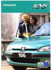Peugeot 106 Mid-Late 1996 UK Market Sales Brochure XR XL XN 1.1 1.4 1.5D