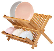 Bamboo Folding Dish Rack -