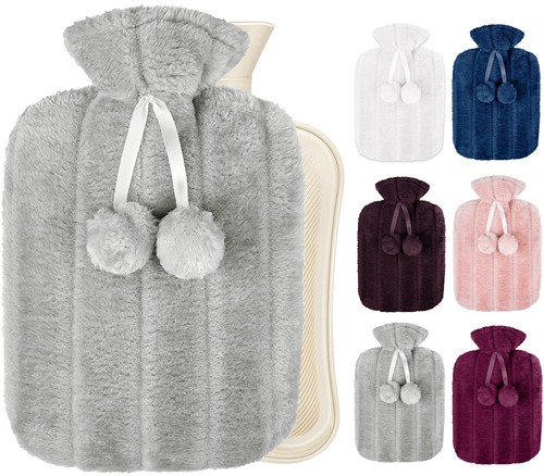 Hot water bottle - with, cover