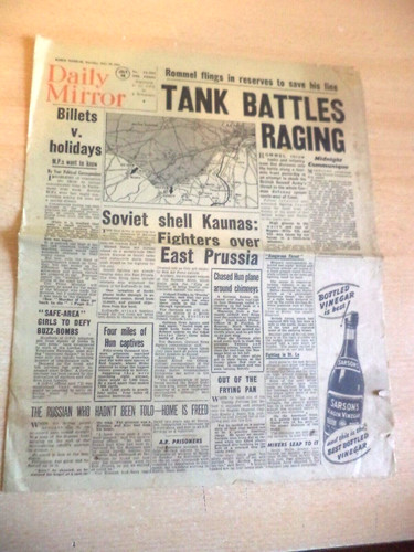 Daily mirror old vintage orig - daily,