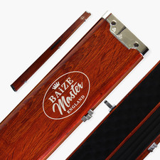 Baize Master Prestige One Piece Luxury Snooker Pool Cue Case - Holds 3 Cues
