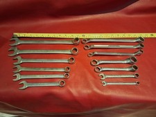 SNAP ON IMPERIAL JOBLOT OF SPANNERS SAE SIZES USED