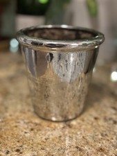 Silver Indoor Plant Pot 11cm H