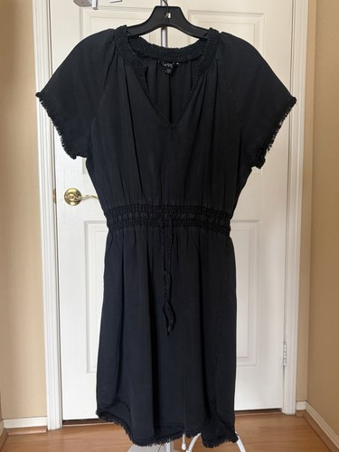 Black short sleeve - short, dress