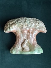 Sylvac Tree & Rabbit Wall Vase 354 Vintage Art Deco Pocket Vase B9