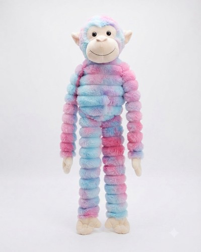 Tie dye long arm monkey - long, plush