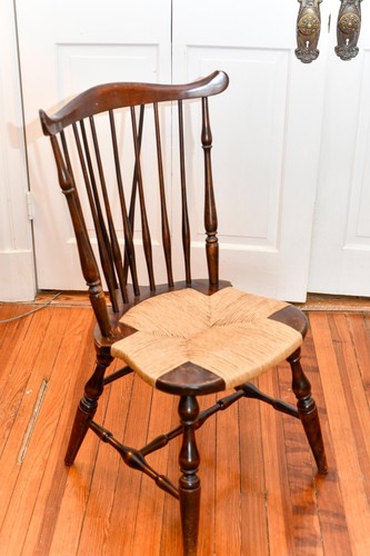 Vintage fruitwood brace back - fruitwood,