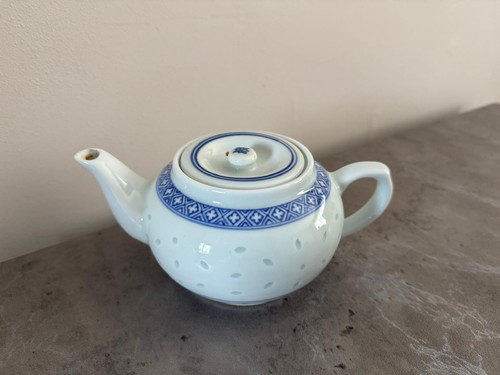Vintage chinese blue and white - vintage,