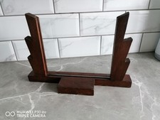 Art Deco Wooden Framed Picture Frame Antique Style Free Standing