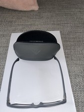 Genuine Armani Prescription Glasses Grey Amazing Condition With Case