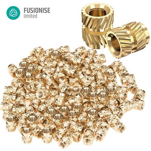 Thread knurled brass - m5,