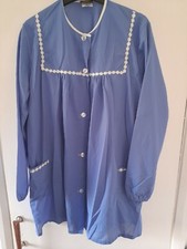 Ladies Overall Vintage Size W Nylon Pinny Overall shade BLUE/Purple by Ken Hague