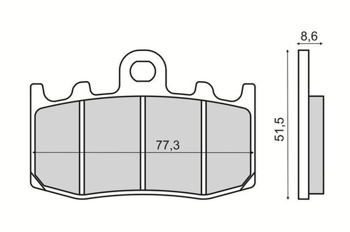 Front brake pads - front,