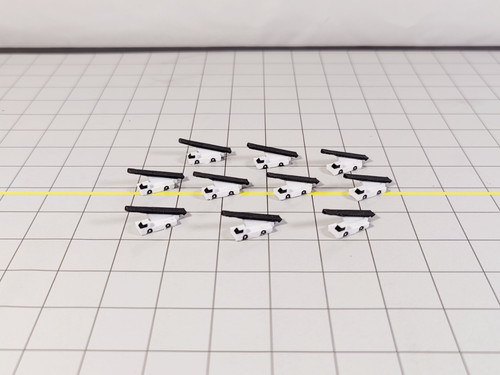 10x white widebody belt bag - 10x,