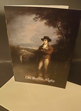 Burns Night Greetings Card 5 x