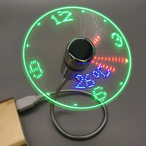 Usb led clock - mini, desk