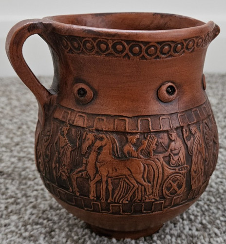 Vintage greek terracotta - greek,