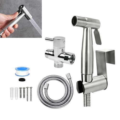 Handheld bidet sprayer kit - bidet,