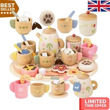 Complete Wooden Tea Set for