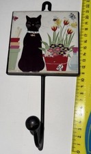 Cat Coat Hook Ceramic Tile