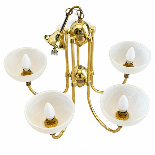 Arms chandelier gold - gold, ceiling