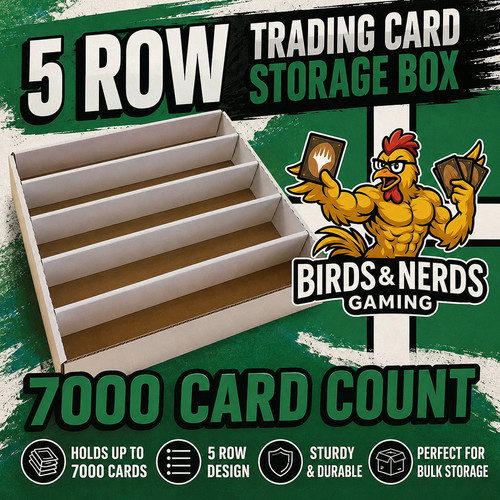 Row trading card - row, storage