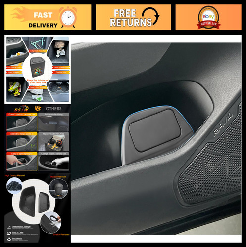 Compact car trash can - can, for
